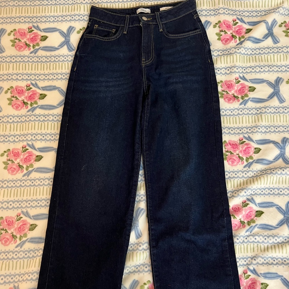 Dark Blue Denim Jeans